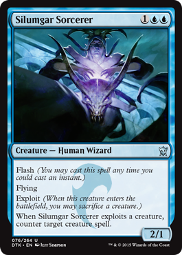 Silumgar Sorcerer (Dragons of Tarkir) Light Play Foil