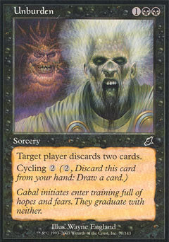 Unburden (Scourge) Medium Play Foil