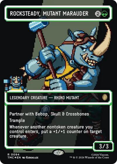 Rocksteady Mutant Marauder Borderless Surge Foil|0|0|0.00