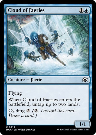 Cloud of Faeries (Commander: March of the Machine) Near Mint