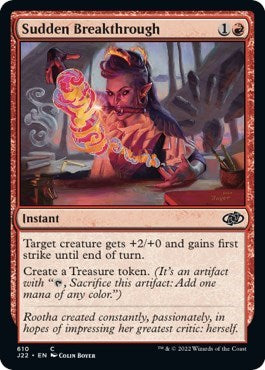 Sudden Breakthrough (Jumpstart 2022) Medium Play