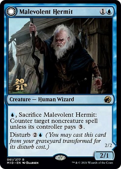 Malevolent Hermit (Promos: Prerelease Cards) Near Mint Foil