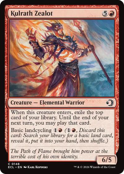 Kulrath Zealot (Lorwyn Eclipsed) Light Play Foil