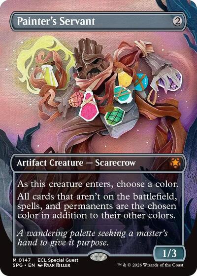 Painter's Servant (Borderless) (Special Guests) Near Mint Foil