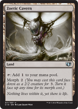 Zoetic Cavern (Commander 2014 Edition) Medium Play