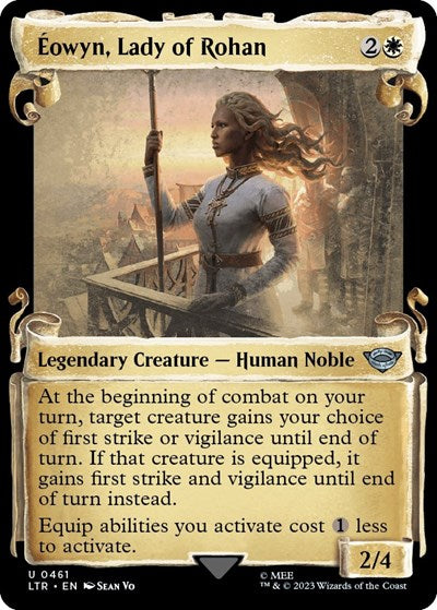 Eowyn, Lady of Rohan (Showcase Scrolls) (Universes Beyond: The Lord of the Rings: Tales of Middle-earth) Light Play