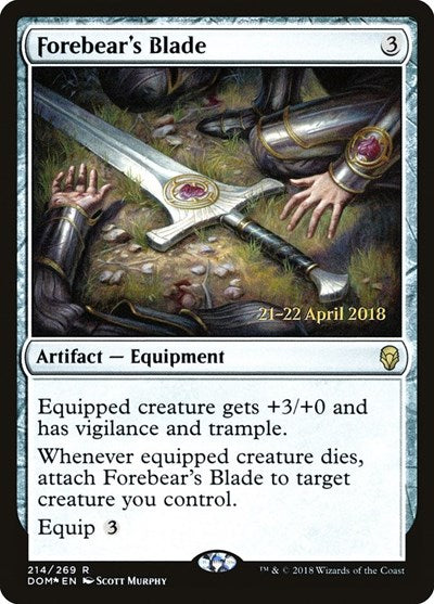 Forebear's Blade (Promos: Prerelease Cards) Near Mint Foil