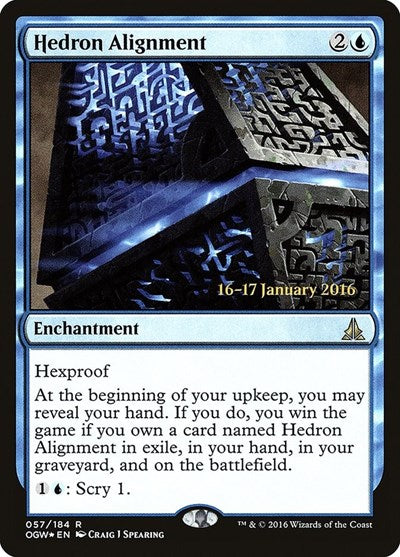 Hedron Alignment (Promos: Prerelease Cards) Medium Play Foil