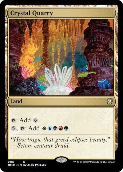 Crystal Quarry (Commander: Dominaria United) Light Play