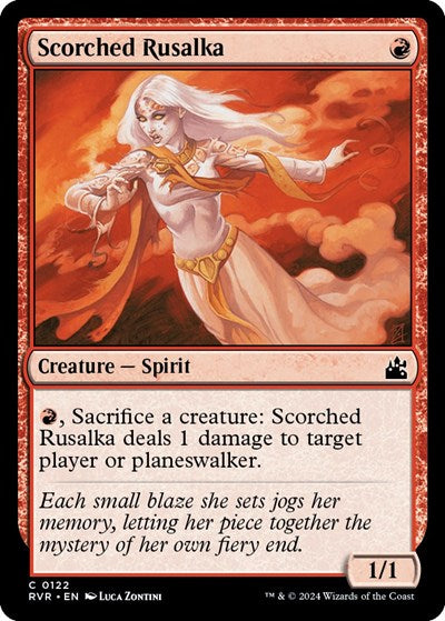 Scorched Rusalka (Ravnica Remastered) Light Play