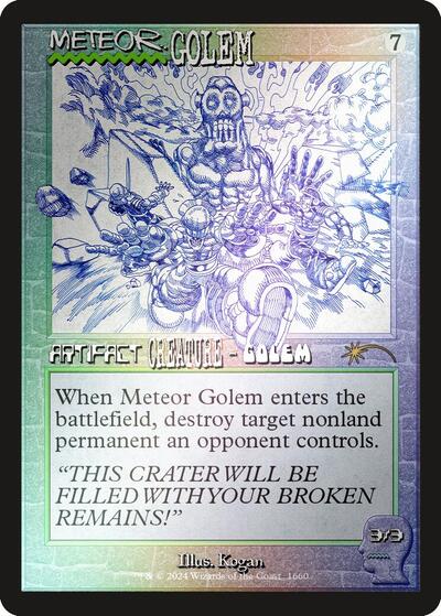 Meteor Golem 1660 Rainbow Foil|1|0|0.00