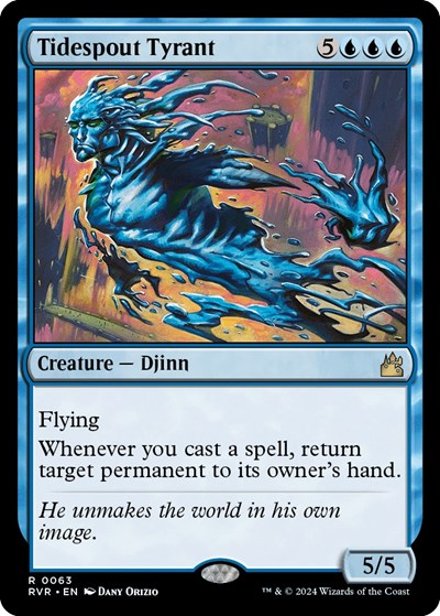 Tidespout Tyrant (Ravnica Remastered) Light Play Foil