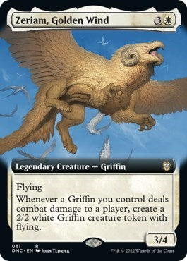 Zeriam, Golden Wind (Extended Art) (Commander: Dominaria United) Medium Play