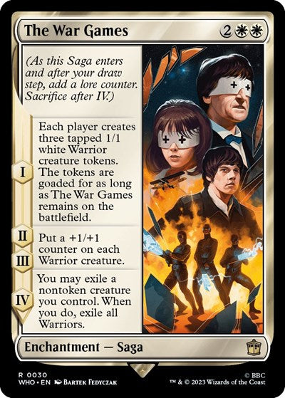 The War Games (Universes Beyond: Doctor Who) Light Play Foil