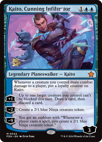 Kaito, Cunning Infiltrator (Promos: Prerelease Cards) Near Mint Foil