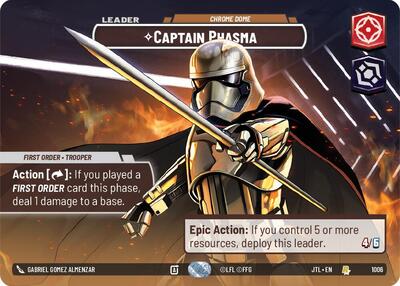 Captain Phasma Chrome Dome (Showcase) (Jump to Lightspeed) Near Mint Foil