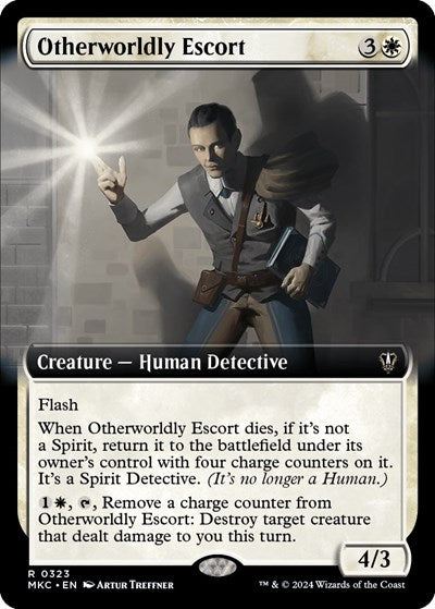 Otherworldly Escort (Extended Art) (Commander: Murders at Karlov Manor) Near Mint