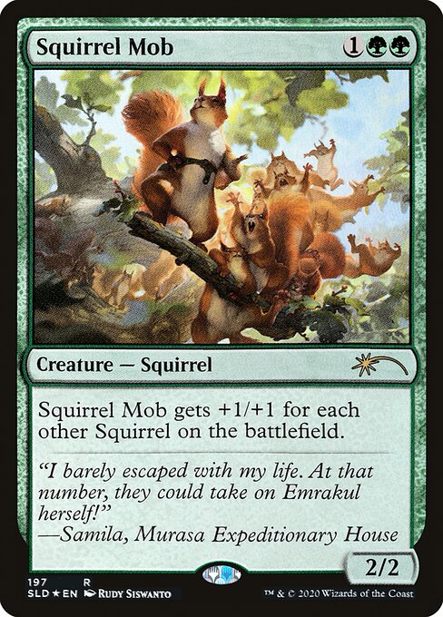 Squirrel Mob (Secret Lair) Light Play Foil