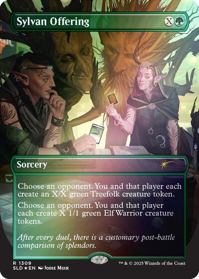 Sylvan Offering (Secret Lair) Near Mint Foil