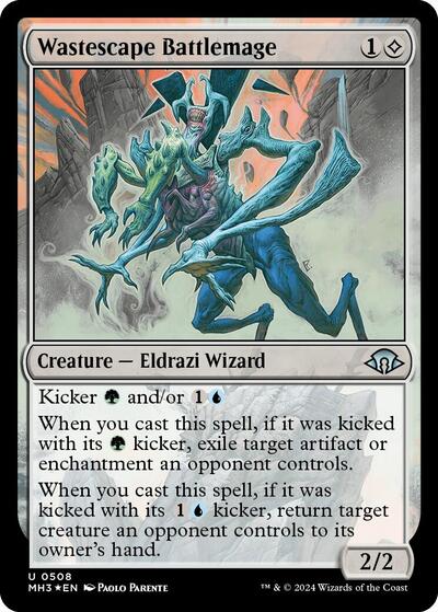 Wastescape Battlemage (Ripple Foil) (Modern Horizons 3) Light Play Foil
