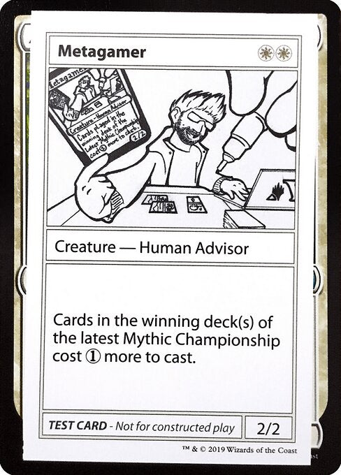 Metagamer (No PW Symbol) (Mystery Booster Test Print 2021) Light Play