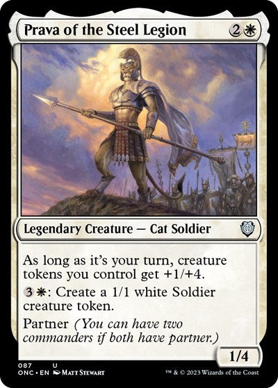 Prava of the Steel Legion (Commander: Phyrexia: All Will Be One) Damaged / Poor