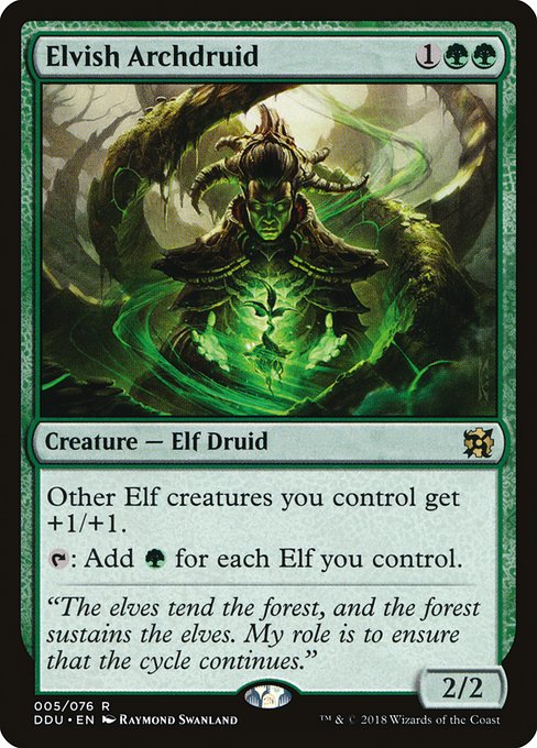 Elvish Archdruid (Duel Decks: Elves vs Inventors) Near Mint