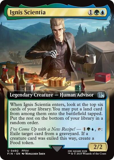 Ignis Scientia (Extended Art) (Universes Beyond: FINAL FANTASY) Near Mint Foil