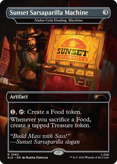 Sunset Sarsaparilla Machine - Nuka-Cola Vending Machine (Secret Lair) Near Mint