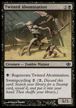 Twisted Abomination (Duel Decks: Garruk vs Liliana) Light Play