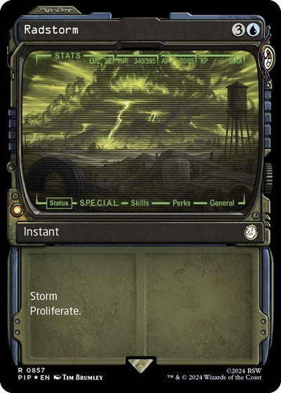 Radstorm (Showcase) (Surge Foil) (Universes Beyond: Fallout) Near Mint Foil