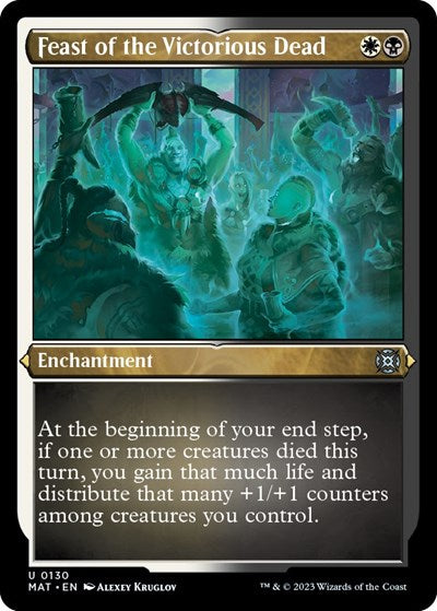 Feast of the Victorious Dead (Foil Etched) (March of the Machine: The Aftermath) Near Mint Foil