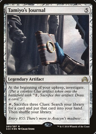Tamiyo's Journal (Entry 855) (Shadows Over Innistrad) Medium Play Foil