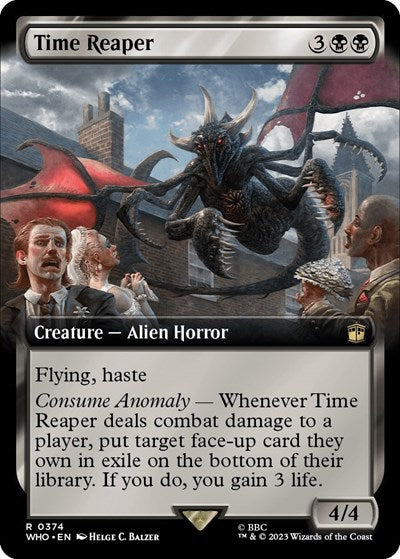 Time Reaper (Extended Art) (Universes Beyond: Doctor Who) Near Mint Foil