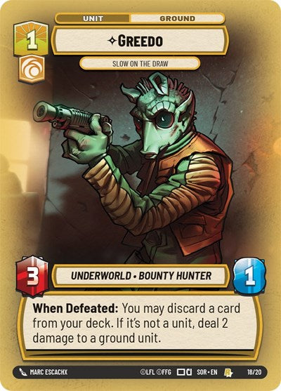 Greedo Slow on the Draw (Weekly Play Promos) Near Mint