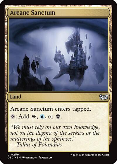 Arcane Sanctum (Commander: Duskmourn: House of Horror) Near Mint
