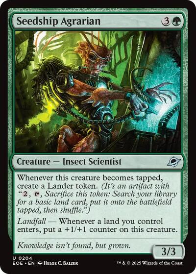 Seedship Agrarian (Edge of Eternities) Light Play Foil