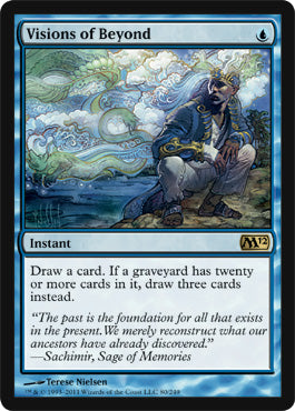 Visions of Beyond (Magic 2012 Core Set) Light Play Foil
