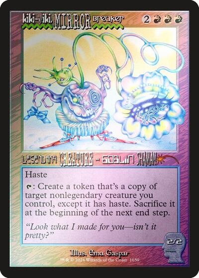 Kiki-Jiki, Mirror Breaker (Rainbow Foil) (Secret Lair) Light Play Foil