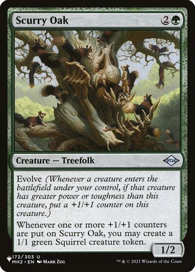 Scurry Oak (The List) Light Play