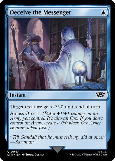 Deceive the Messenger (Universes Beyond: The Lord of the Rings: Tales of Middle-earth) Medium Play