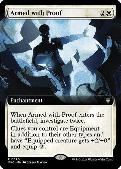 Armed with Proof (Extended Art) (Commander: Murders at Karlov Manor) Near Mint