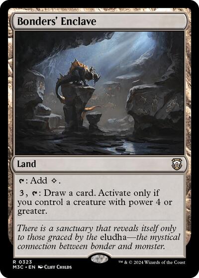 Bonders' Enclave (Commander: Modern Horizons 3) Light Play