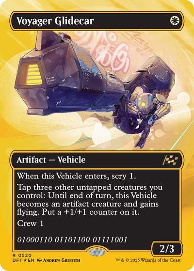Voyager Glidecar Borderless First Place Foil|0|0|0.00
