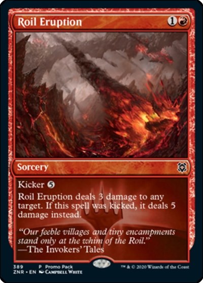 Roil Eruption (Promo Pack: Zendikar Rising) Near Mint Foil