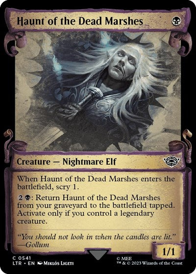 Haunt of the Dead Marshes (Showcase Scrolls) (Universes Beyond: The Lord of the Rings: Tales of Middle-earth) Near Mint Foil