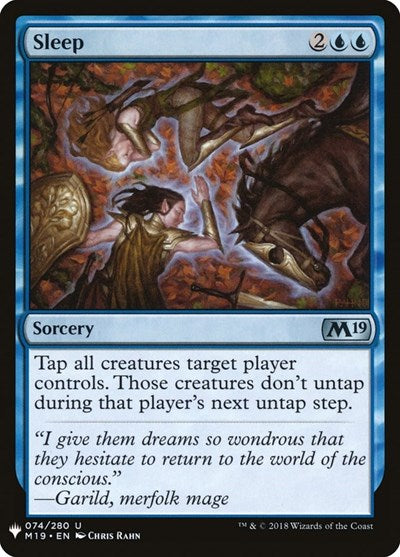 Sleep (Mystery Booster) Light Play