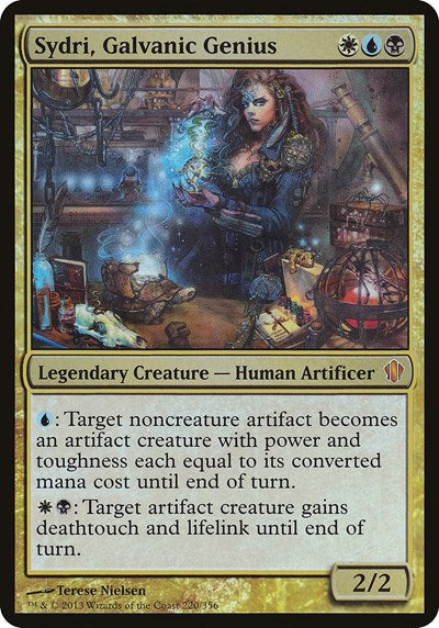 Sydri, Galvanic Genius (Commander 2013) (Oversize Cards) Near Mint Foil