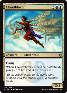 Cloudblazer (Masters 25) Light Play Foil