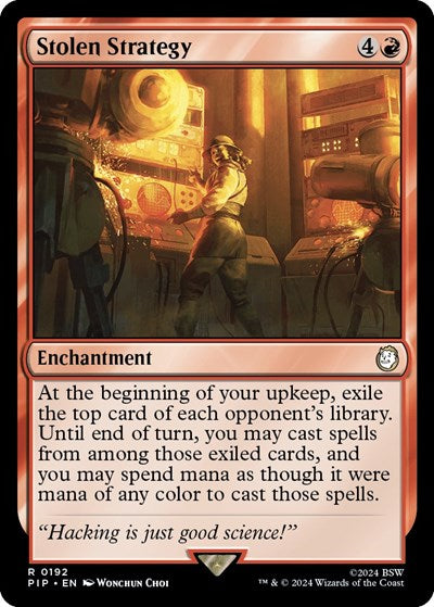 Stolen Strategy (Universes Beyond: Fallout) Near Mint Foil